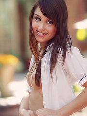 Marissa Is a real Catholic schoolgirl