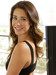 Eva Lovia cant wait to peel off her little black dress and give her guy a handjob before taking him on a stiffie ride