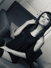 Ashley Doll Does Black, White and Red